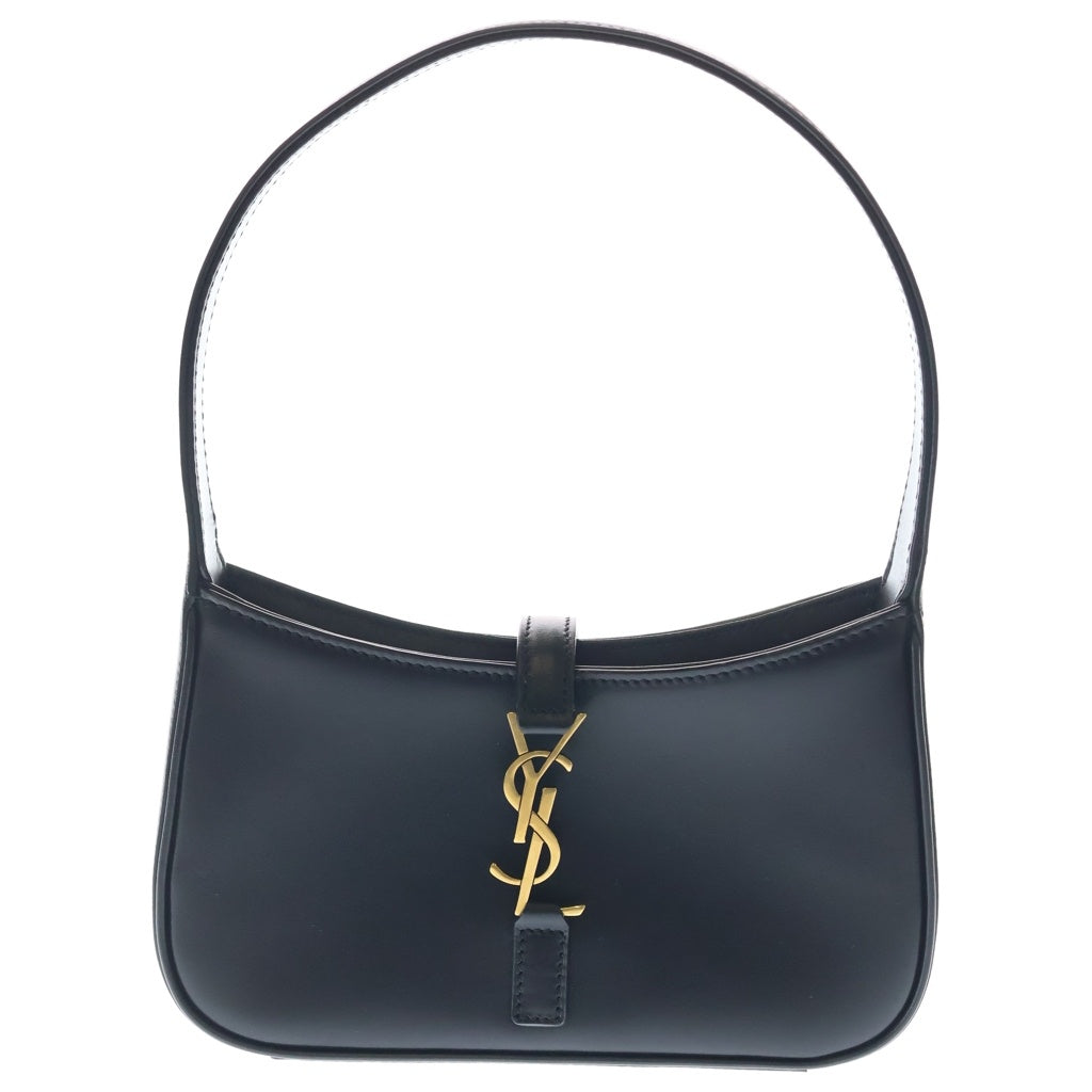 SAINT LAURENT PARIS(サンローランパリ) ハンドバッグ ミニホーボー ブラック カーフレザー 710318 ゴールド金具