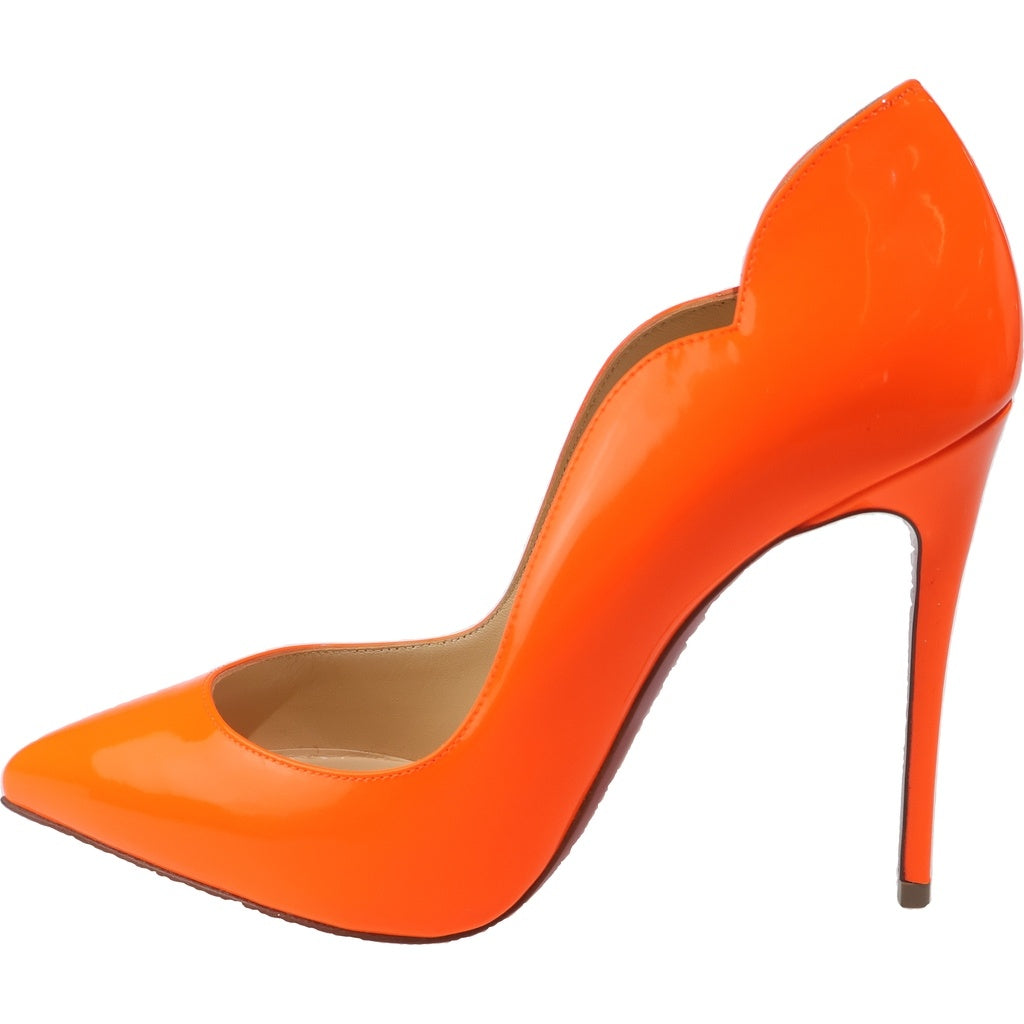 CHRISTIAN LOUBOUTIN(クリスチャンルブタン) Hot Chick 100 ホットチック パテントレザー パンプス シューズ オレンジ 1210500 レディース