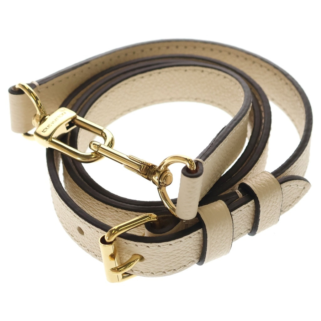 LOUIS VUITTON(ルイヴィトン) モノグラム・アンプラント オンザゴーPM クレーム 2WAYハンドバッグ ショルダーバッグ アイボリー レザー M46569 ゴールド金具 レディース