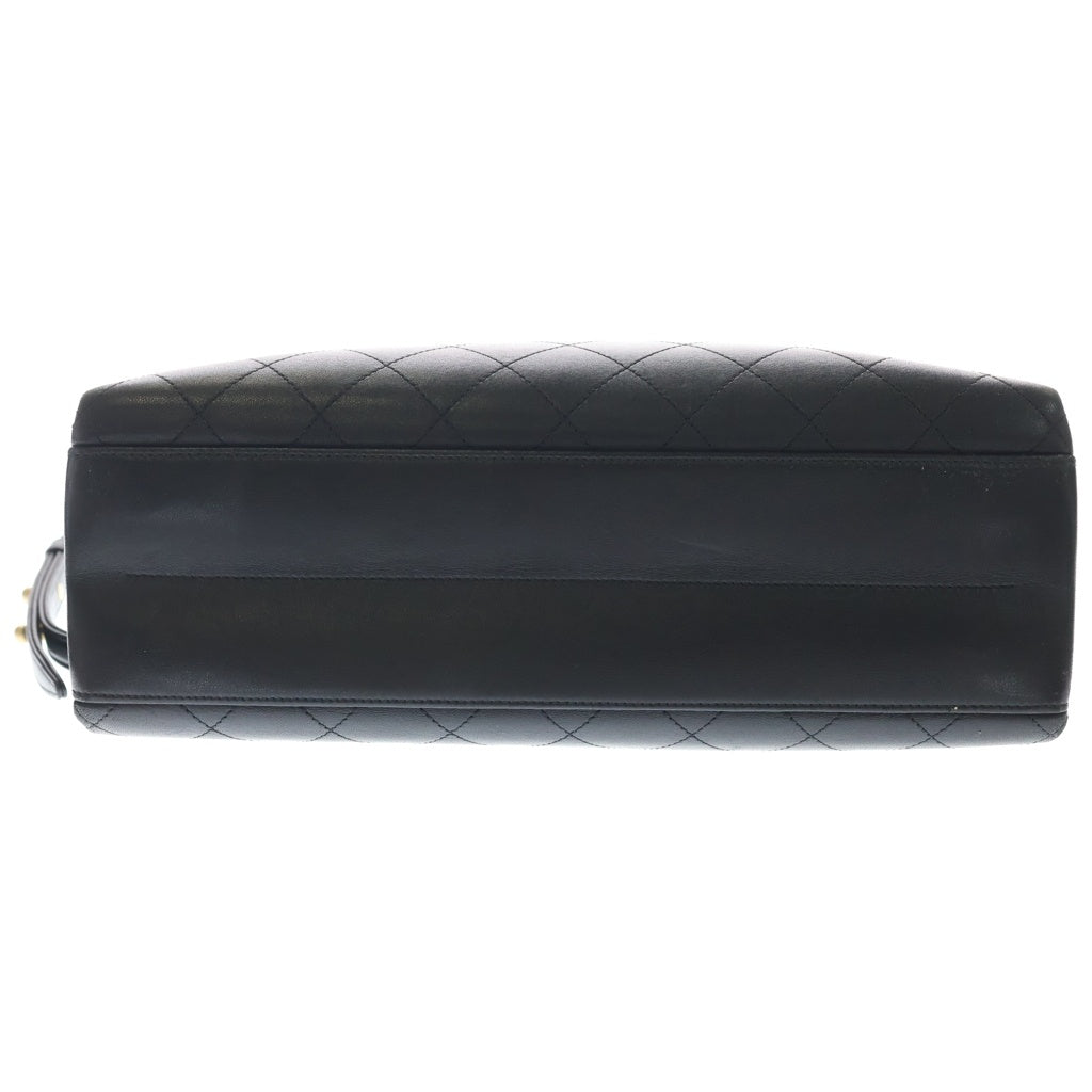 CHANEL(シャネル) COCO LUXE ラージ ショッピングバッグ ハンドバッグ ブラック レザー A57089 ゴールド金具 レディース