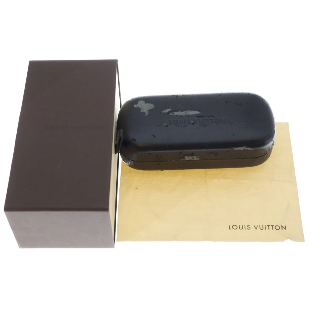LOUIS VUITTON(ルイヴィトン) ラメ クリア オーバルフレーム カラーレンズ サングラス メガネ 眼鏡 アイウェア ブラウン Z0094E レディース
