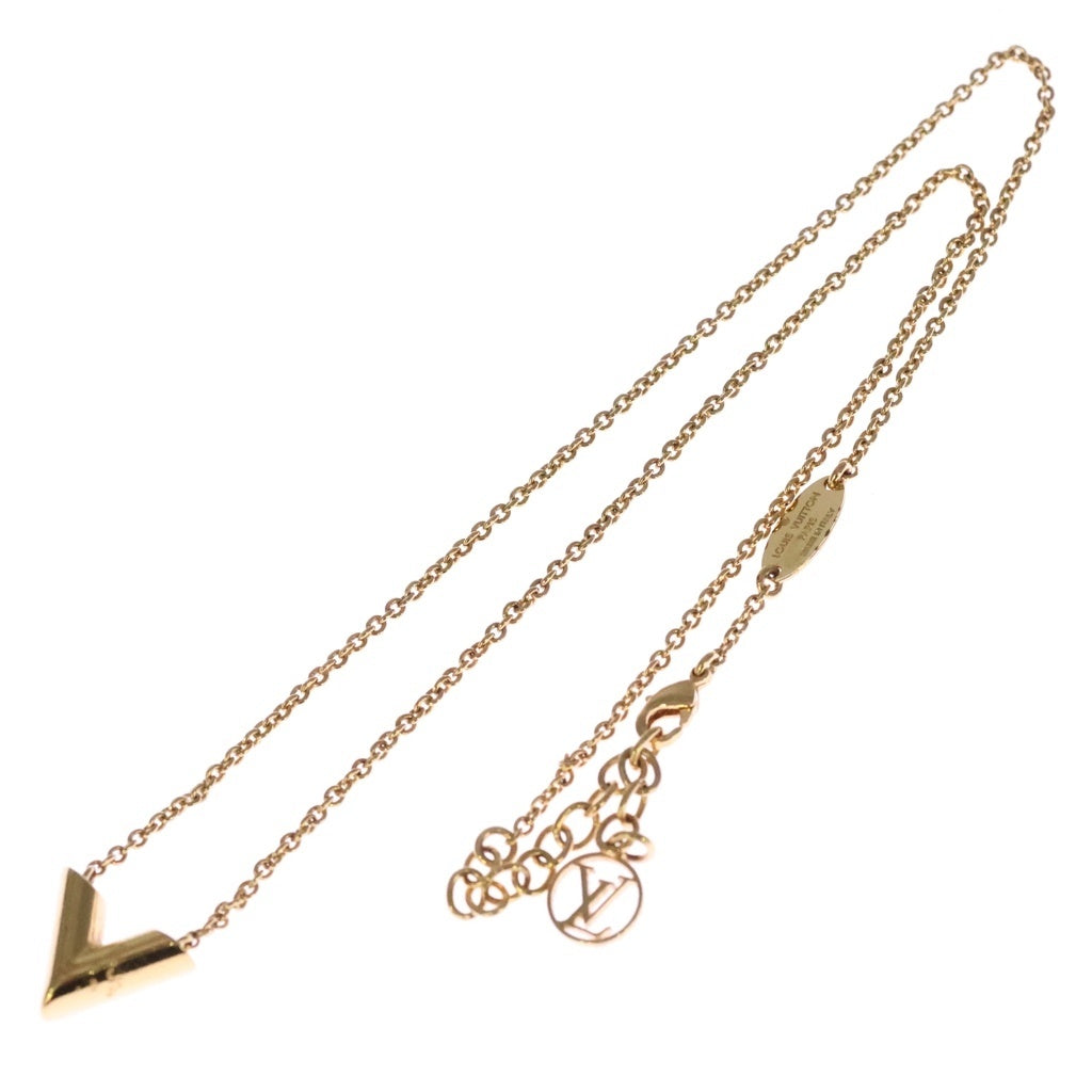 LOUIS VUITTON(ルイヴィトン) エセンシャルV ネックレス ゴールド M61083 レディース