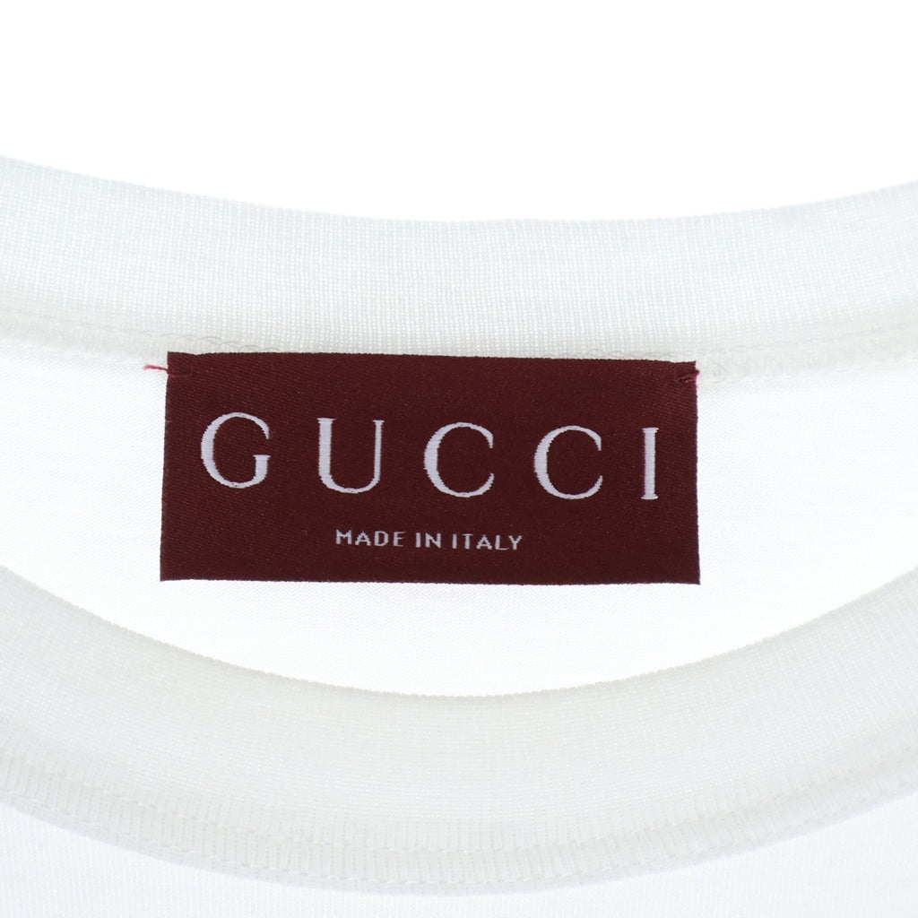 GUCCI(グッチ) ■ロゴ入りTシャツ ホワイト