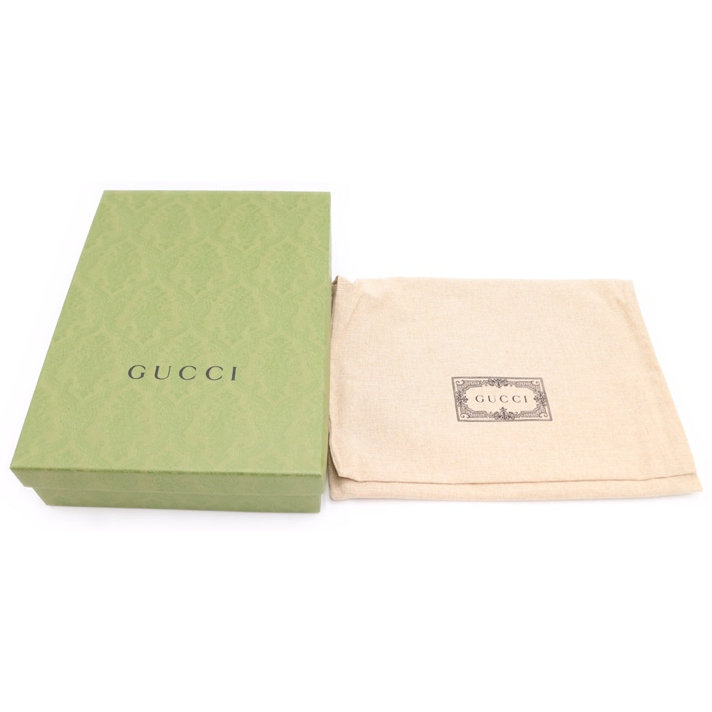 GUCCI(グッチ) GGスプリーム PVC レザー スモールポーチ クラッチバッグ セカンドバッグ バイカラー ベージュ/イエロー 768255