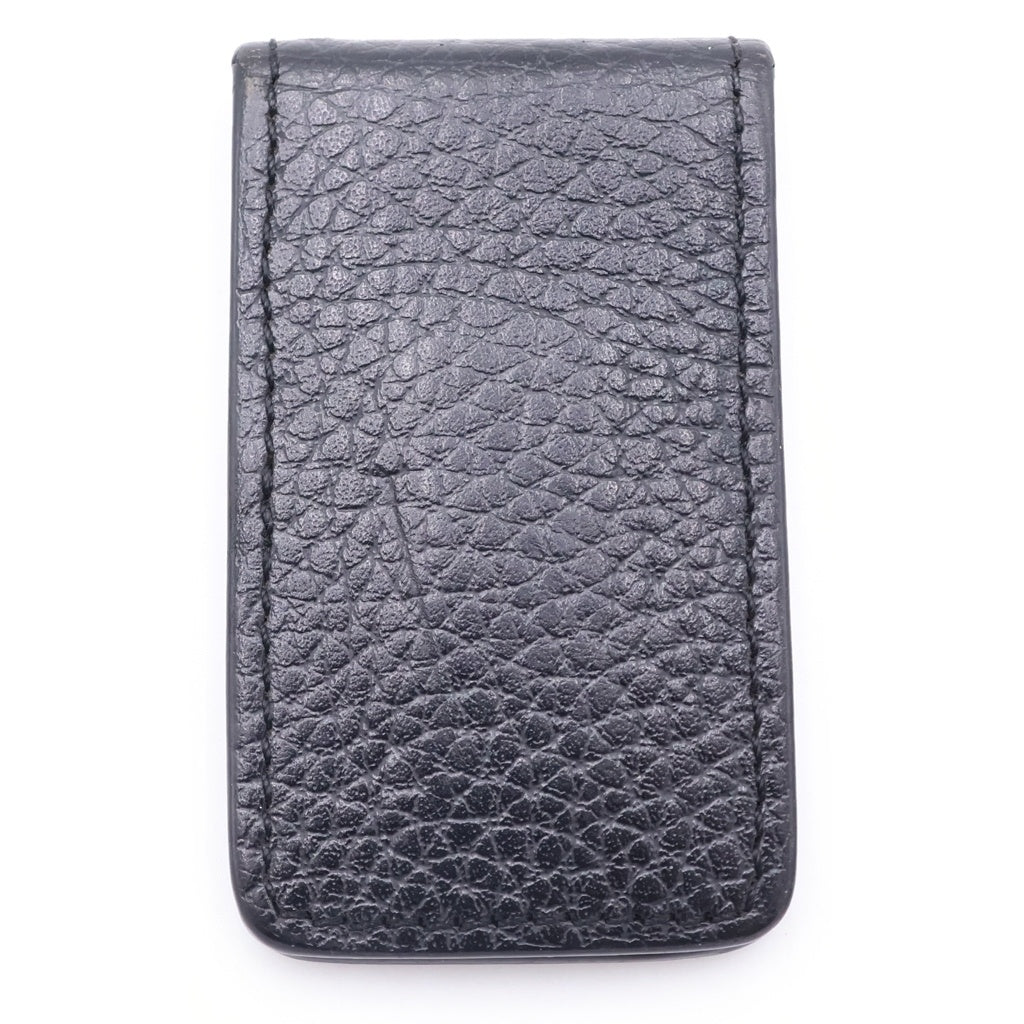 HERMES(エルメス) マネークリップ マグネット レザー ブラック