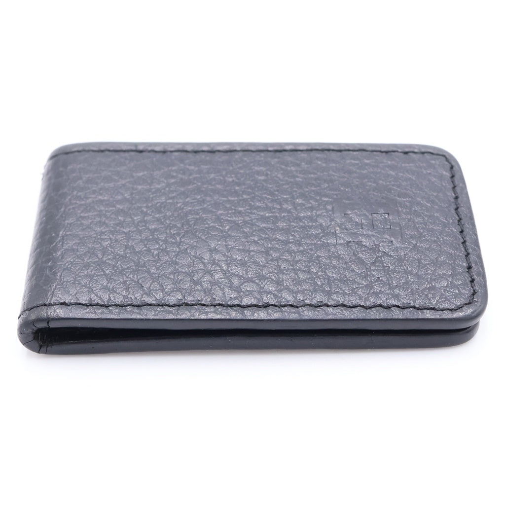 HERMES(エルメス) マネークリップ マグネット レザー ブラック