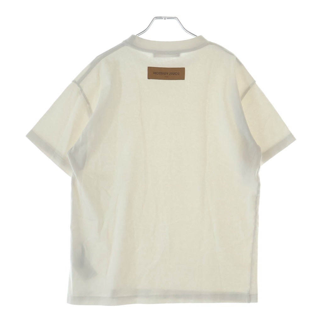 LOUIS VUITTON(ルイヴィトン) バックロゴ半袖Tシャツ ホワイト コットン #XXS RM212