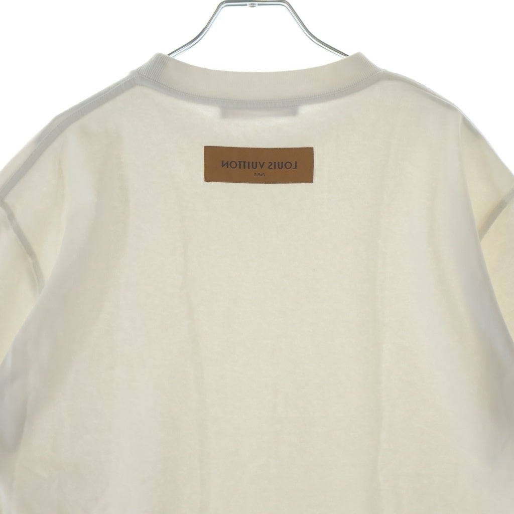 LOUIS VUITTON(ルイヴィトン) バックロゴ半袖Tシャツ ホワイト コットン #XXS RM212