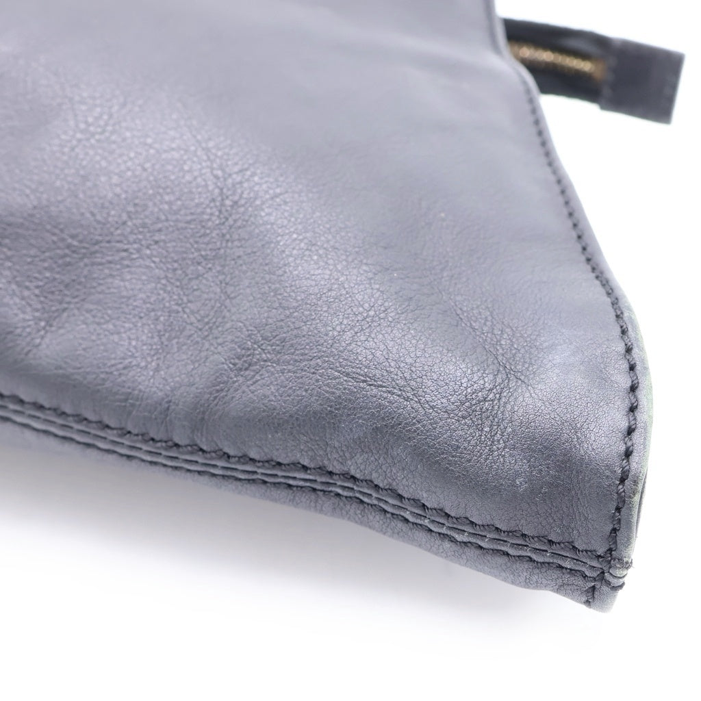 FENDI(フェンディ) ハンドバッグ ディアボロ ブラック レザー 8BR254 ゴールド金具 レディース