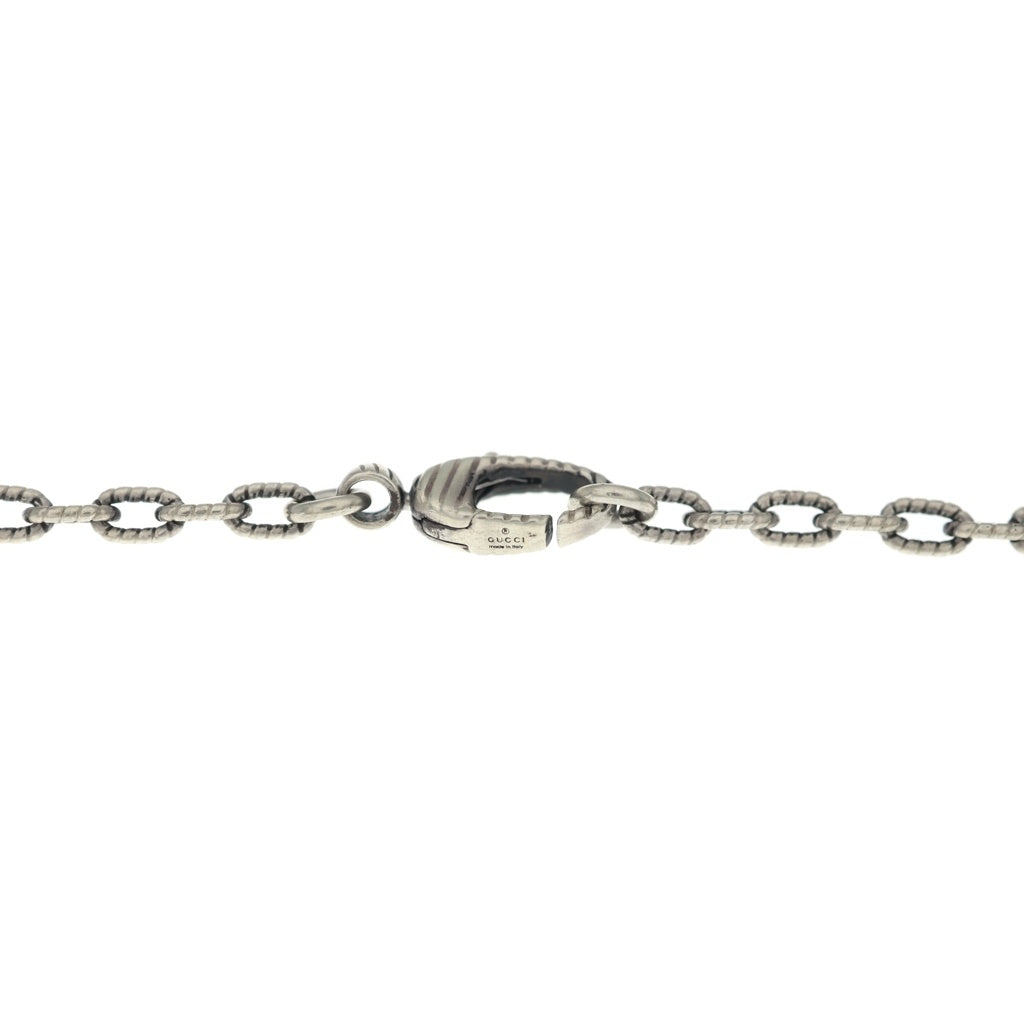 GUCCI(グッチ) インターロッキングG アラベスク ネックレス ペンダント チェーン シルバー SV925 レディース