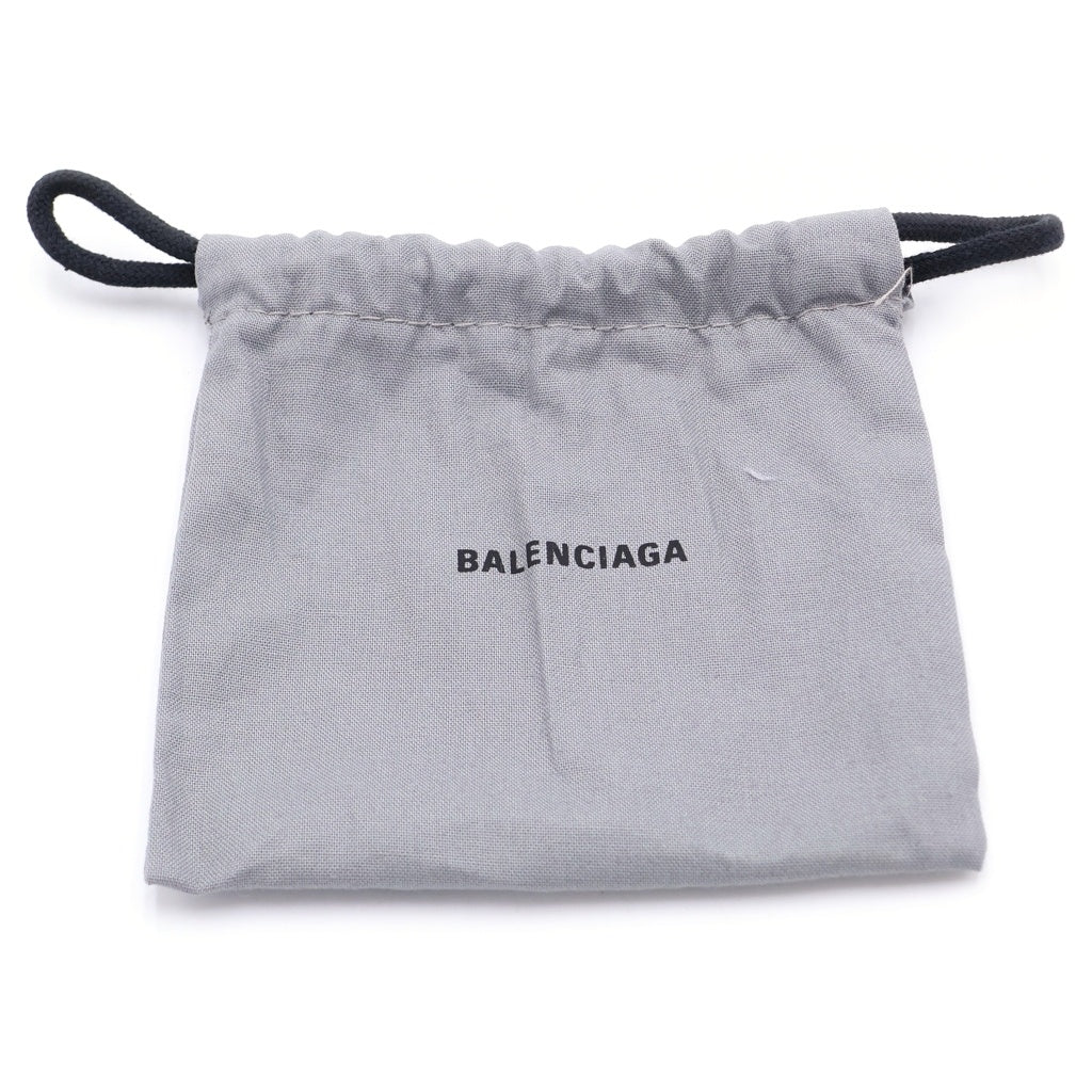BALENCIAGA(バレンシアガ) Cash Mini Wallet キャッシュ ミニ ウォレット 三つ折り財布 ロゴ レザー イエローグリーン 594312 レディース