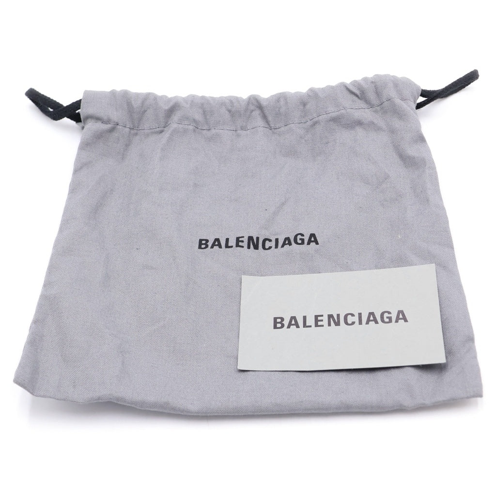 BALENCIAGA(バレンシアガ) Cash Mini Wallet キャッシュ ミニ ウォレット 三つ折り財布 ロゴ レザー イエローグリーン 594312 レディース