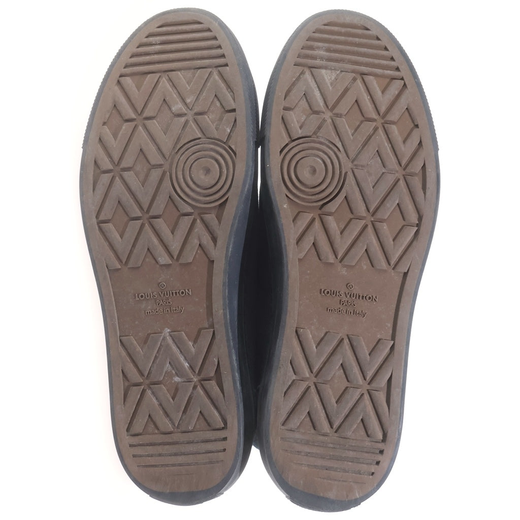 LOUIS VUITTON(ルイヴィトン) タトゥーライン ワッペン キャンバス ハイカットスニーカー #7 1/2 ブラック