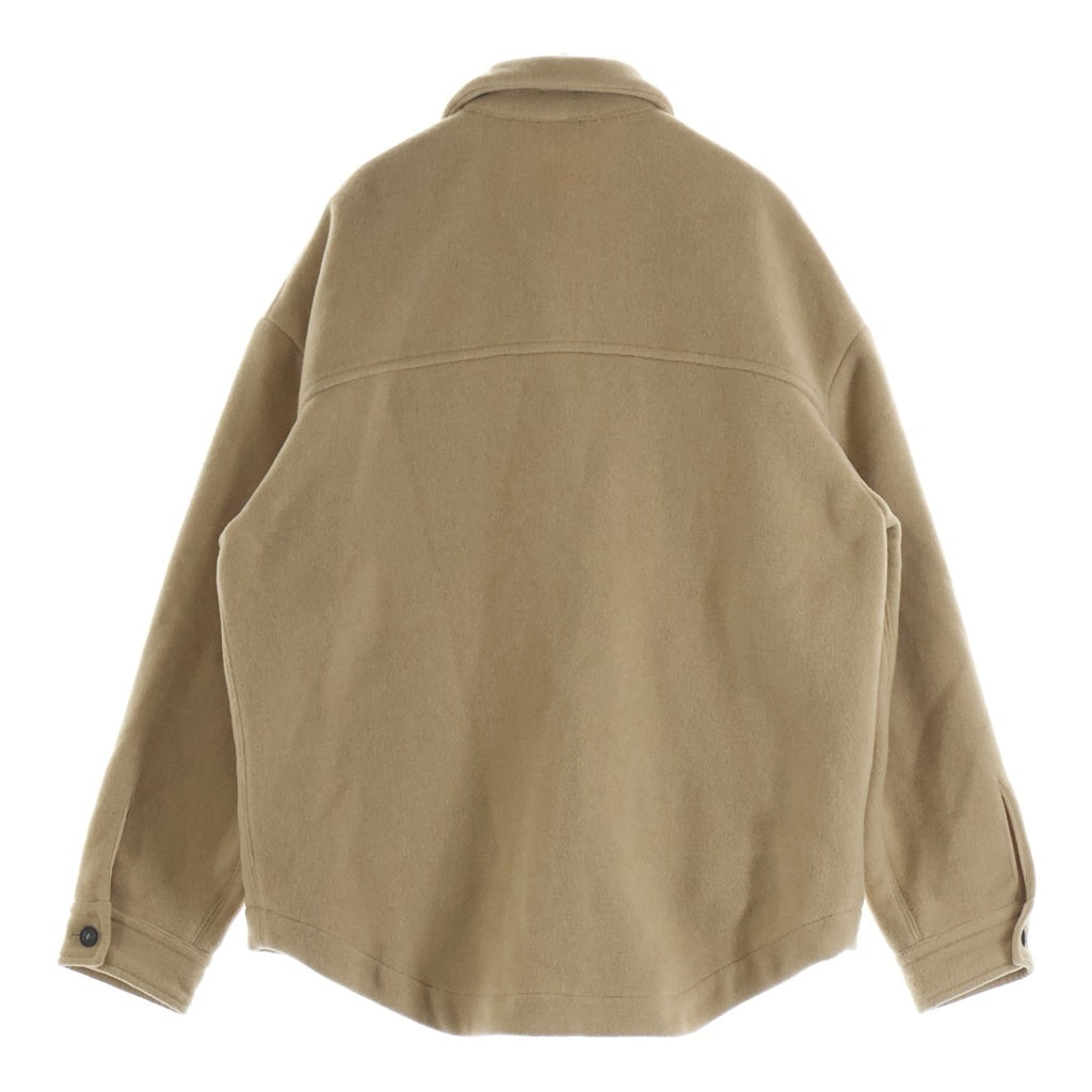 N21 numero ventuno(ヌメロ ヴェントゥーノ) ウール シャツジャケットコート アウター #S キャメル 25AU-0041-3062