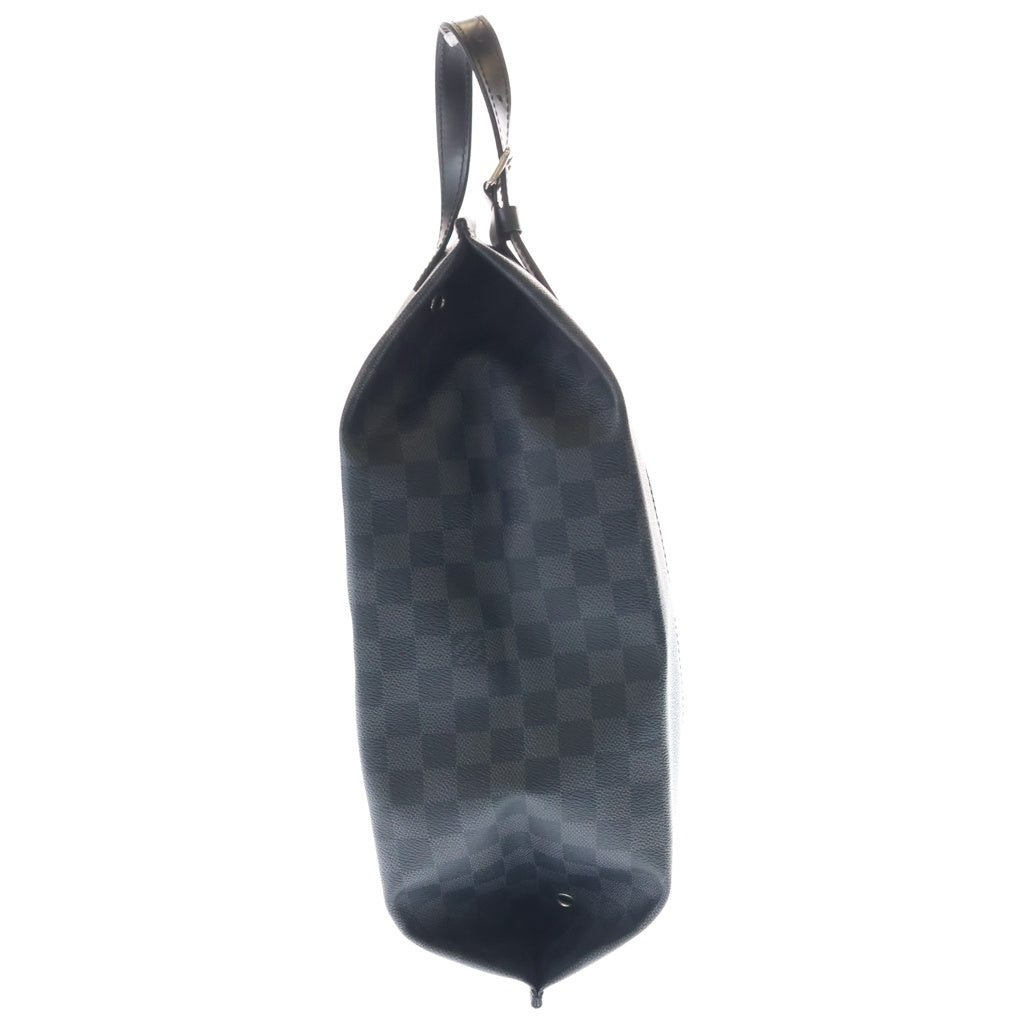 LOUIS VUITTON(ルイヴィトン) ダミエ グラフィット ウッス ア スーリエ PVC レザー シューズケース ブラック N40210