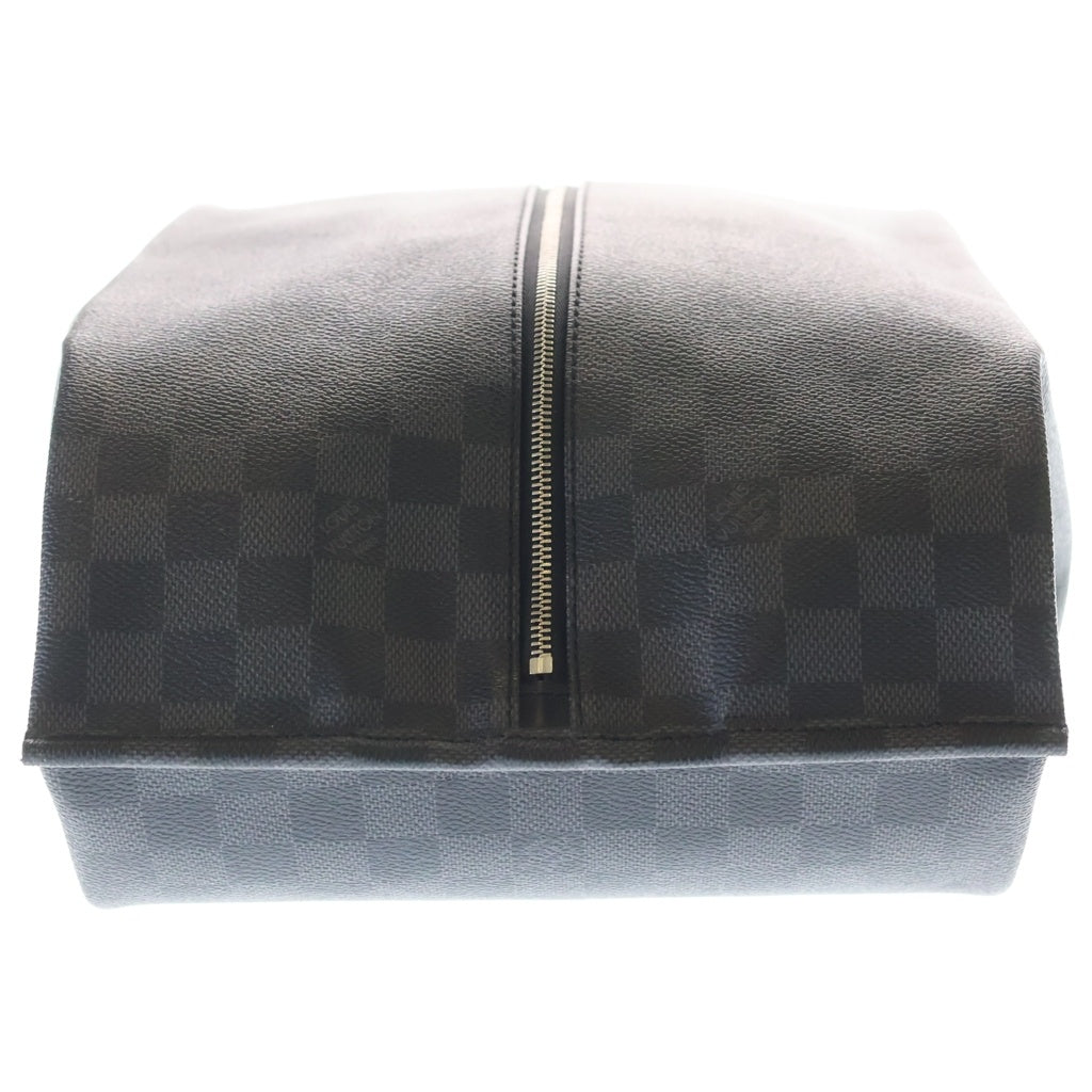 LOUIS VUITTON(ルイヴィトン) ダミエ グラフィット ウッス ア スーリエ PVC レザー シューズケース ブラック N40210