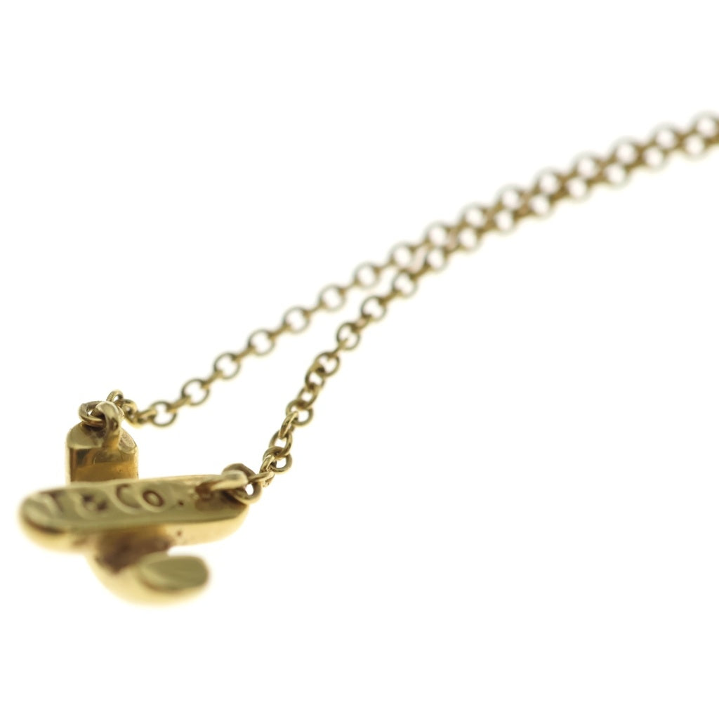 TIFFANY & Co.(ティファニー) クロスステッチネックレス ペンダント K18YG イエローゴールド レディース