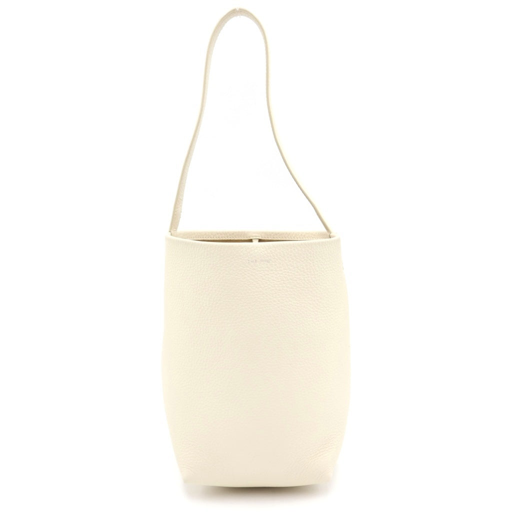 THE ROW(ザロウ) Small N/S Park Tote スモール パーク トート ハンドバッグ カーフスキン レザー アイボリー W1314 レディース