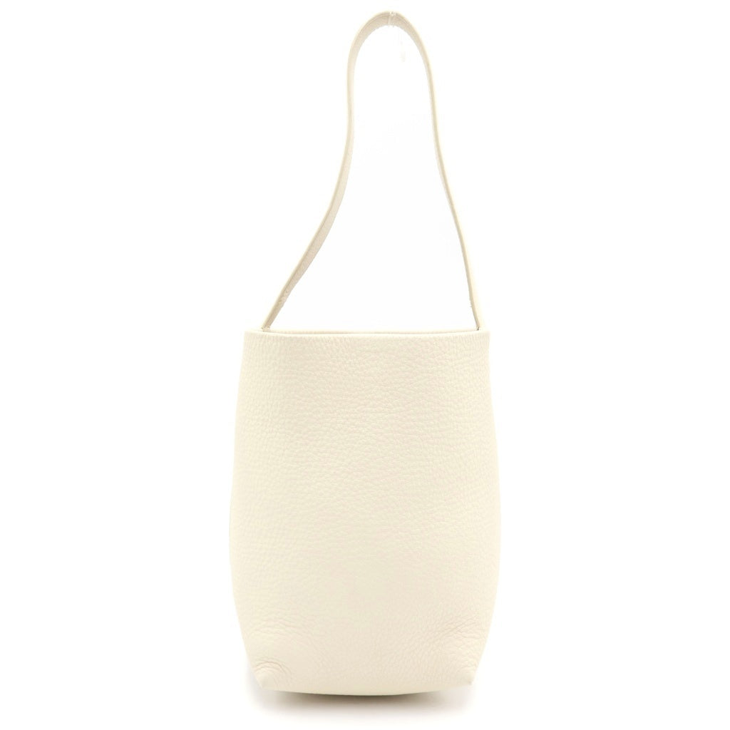 THE ROW(ザロウ) Small N/S Park Tote スモール パーク トート ハンドバッグ カーフスキン レザー アイボリー W1314 レディース