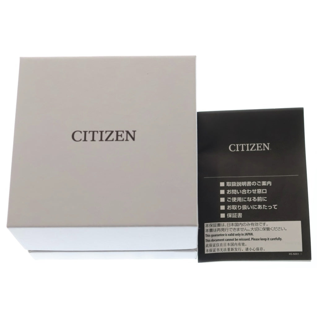 CITIZEN(シチズン) EXCEED エクシード エコドライブ 腕時計 黒文字盤 ソーラー シルバー AR4000-63E