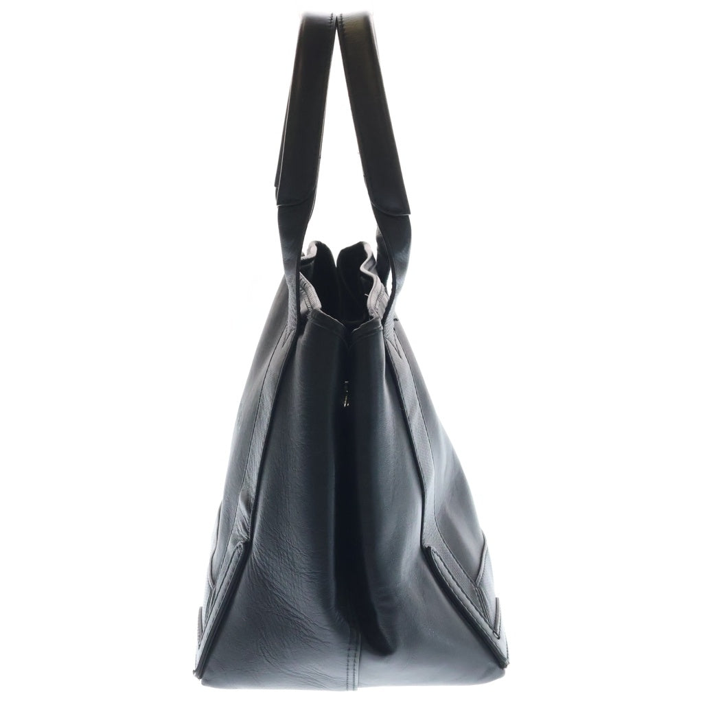 BALENCIAGA(バレンシアガ) ネイビーカバスS レザー ハンドバッグ トートバッグ ブラック 339933 レディース