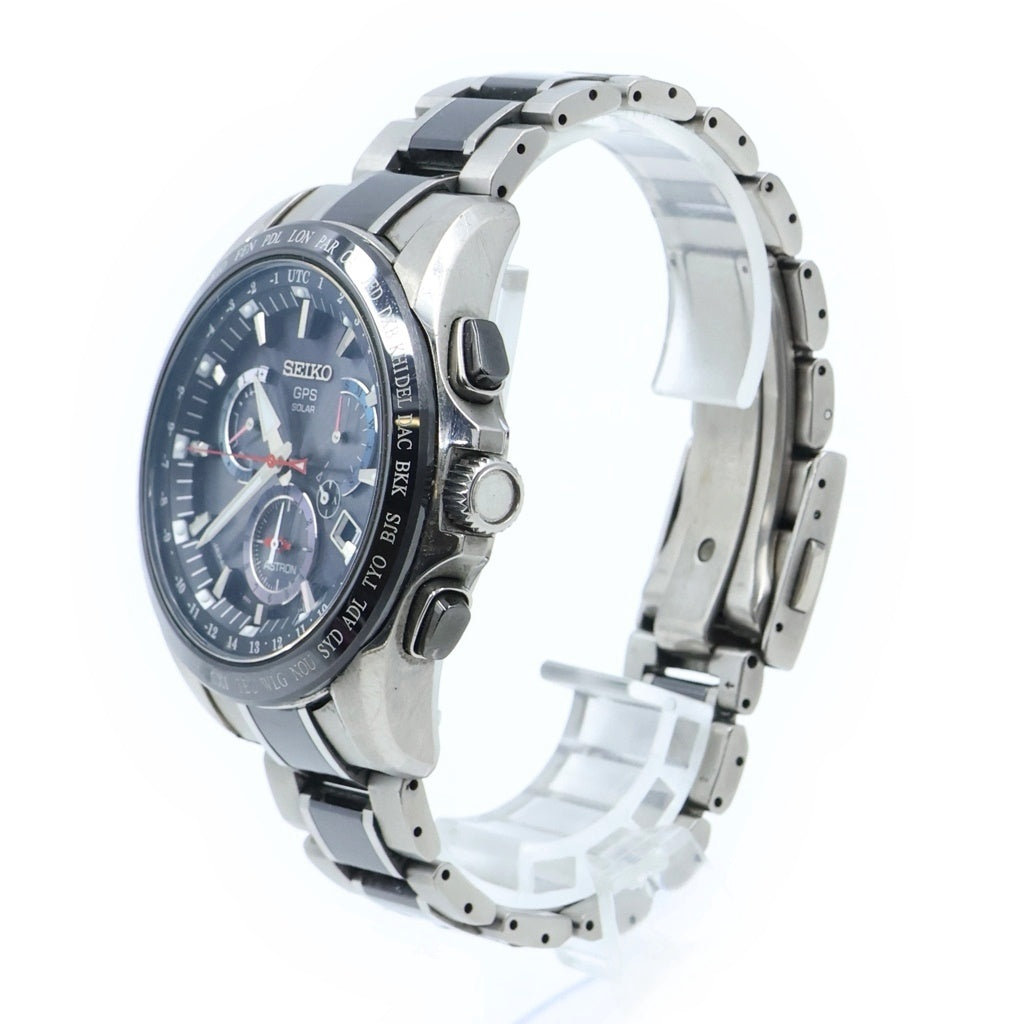 SEIKO(セイコー) アストロン 8Xシリーズ デュアルタイム ソーラー GPS 黒文字盤 SBXB041/8X53-0AB0-2