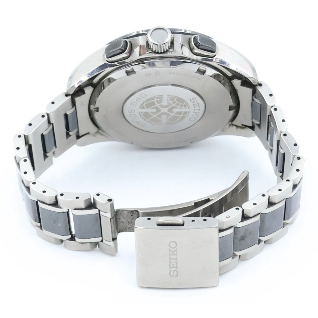 SEIKO(セイコー) アストロン 8Xシリーズ デュアルタイム ソーラー GPS 黒文字盤 SBXB041/8X53-0AB0-2