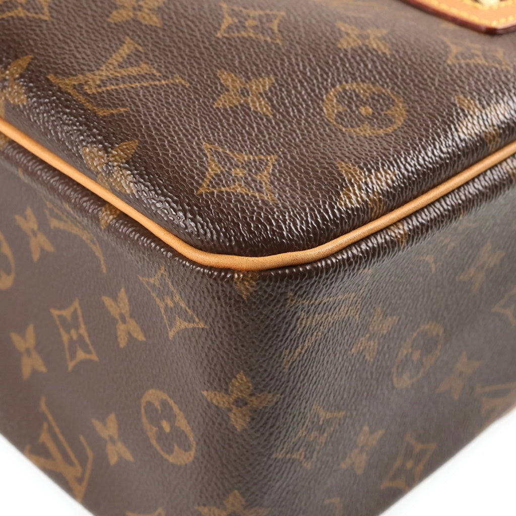 LOUIS VUITTON(ルイヴィトン) モノグラム シテGM ハンドバッグ ワンショルダーバッグ ブラウン PVC×レザー M51181 レディース