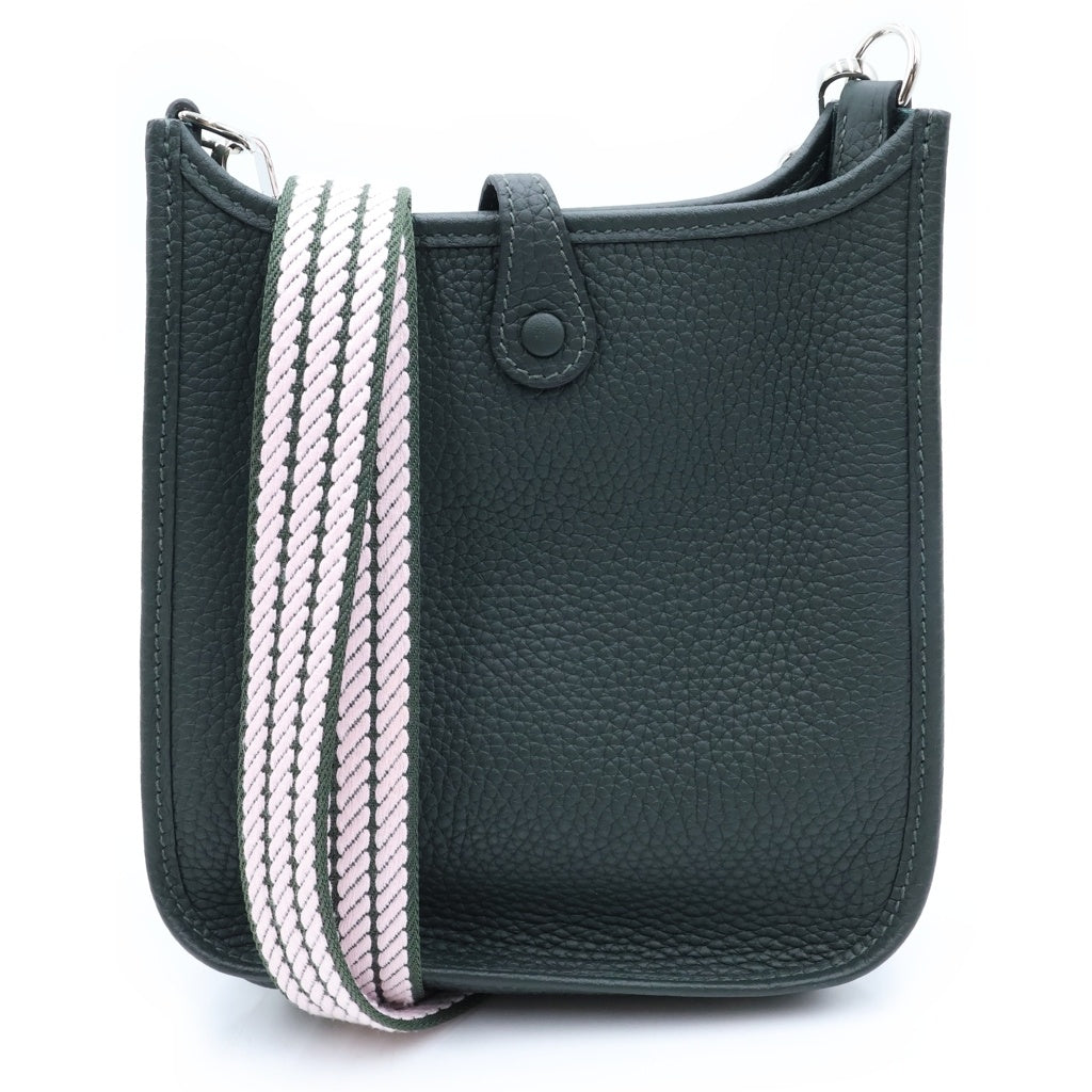 HERMES(エルメス) エヴリンTPM ヴェールグリス トリヨンクレマンス ショルダーバッグ W刻印 シルバー金具 レディース