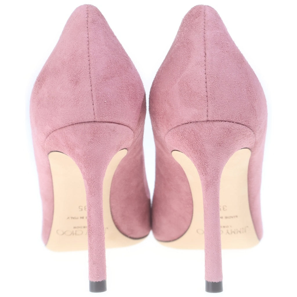 JIMMY CHOO(ジミーチュウ) ROMY85 ロミー85 スエード ポインテッドトゥ パンプス ピンヒール ハイヒール シューズ #35 ピンク レディース