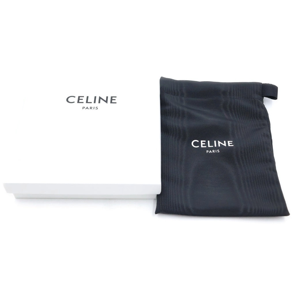 CELINE(セリーヌ) トリオンフ ジップ付きロングカードホルダー レザー ブラウン L10083317.04LU レディース