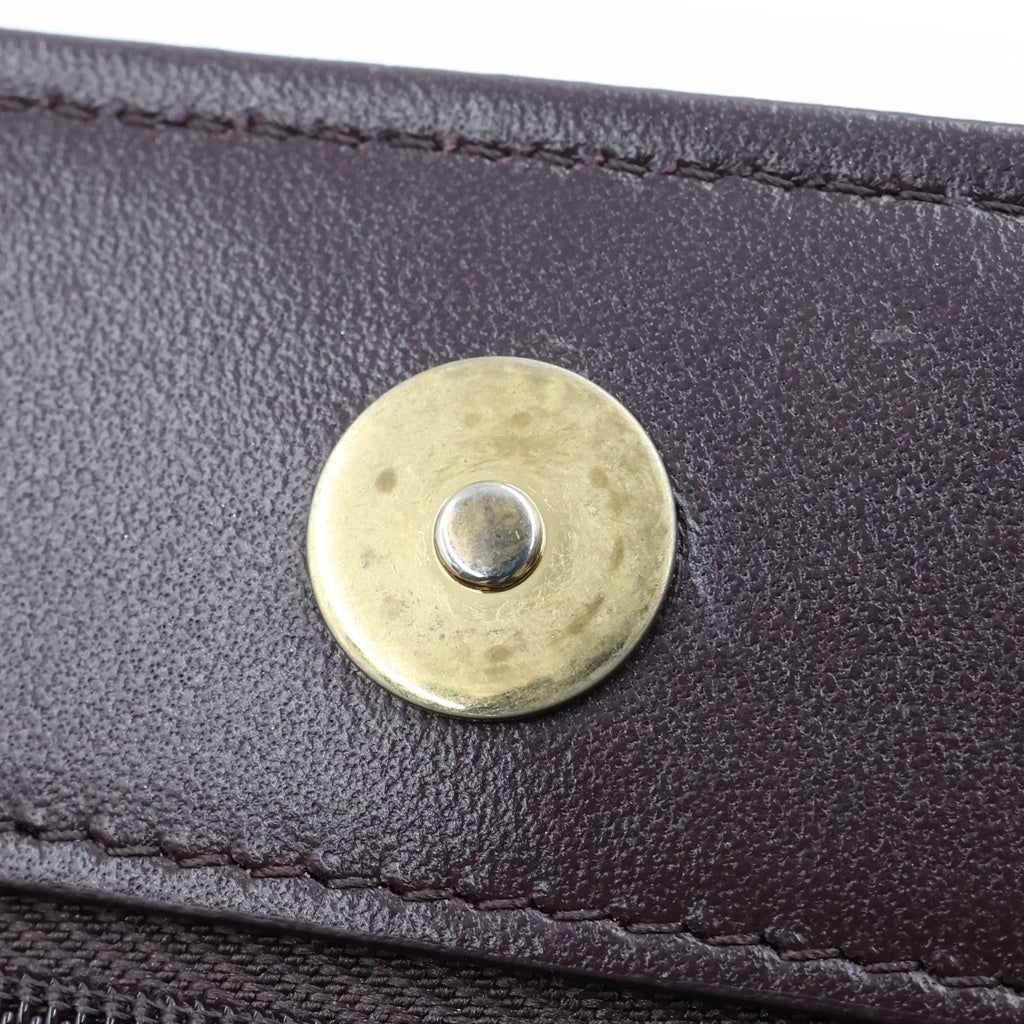 CHANEL(シャネル) マトラッセ ラムスキン レザー チェーンウォレット ショルダーバッグ ゴールド金具 ブラウン プレート レディース