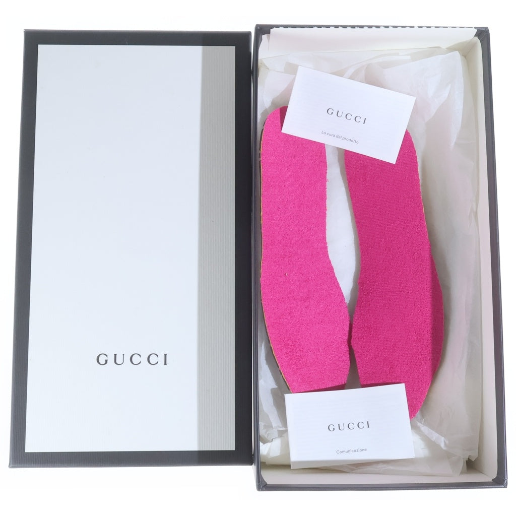GUCCI(グッチ) GG Marmont Fringe Loafer GGマーモント フリンジ タッセルローファー ヒール スエード ピンク 408208 レディース