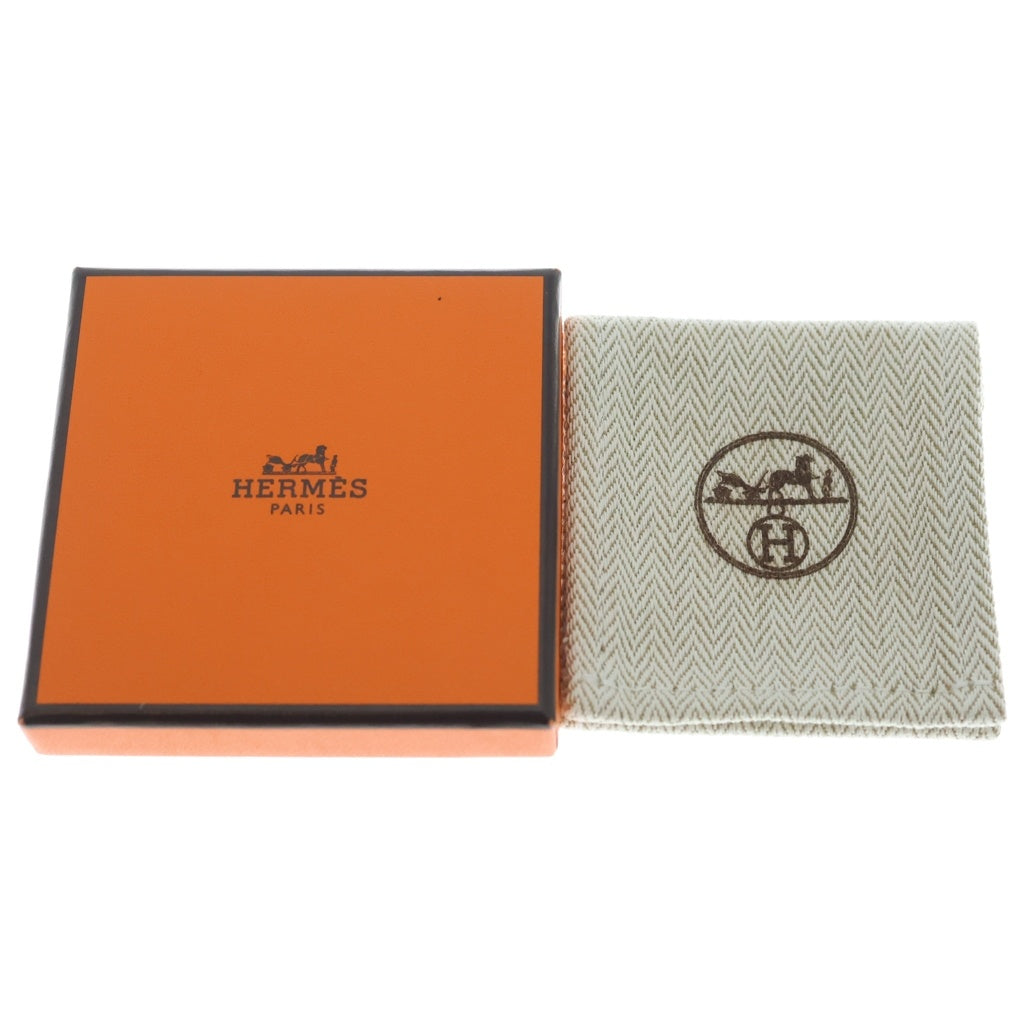 HERMES(エルメス) エスケトル マネークリップ ホースモチーフ メタル シルバー レディース