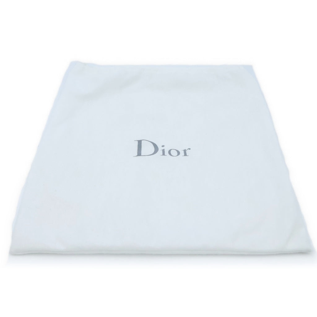 Christian Dior(クリスチャンディオール) カナージュ チェーンショルダーバッグ シルバー金具 シルバー レディース