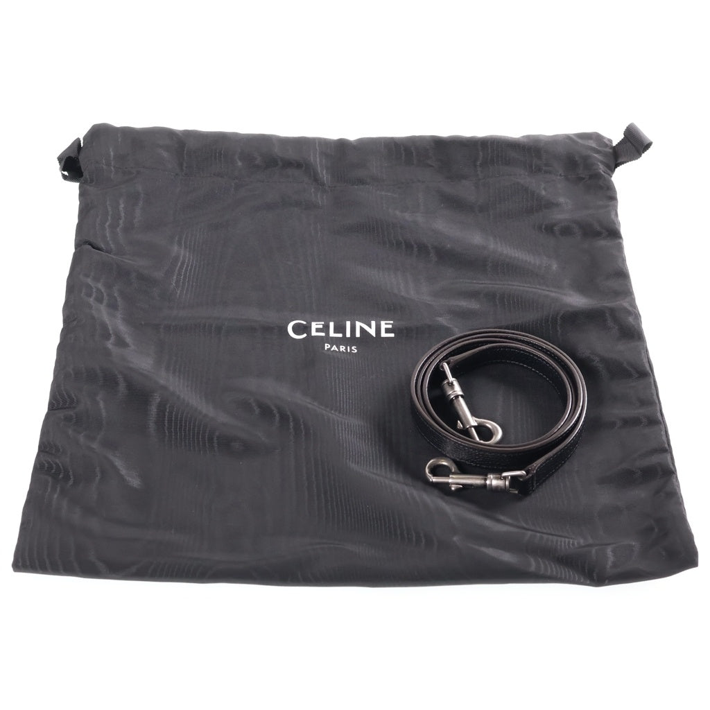 CELINE(セリーヌ) ラゲージ ナノショッパー ハンドバッグ ショルダーバッグ 2WAYバッグ ブラック レザー189243DRU レディース