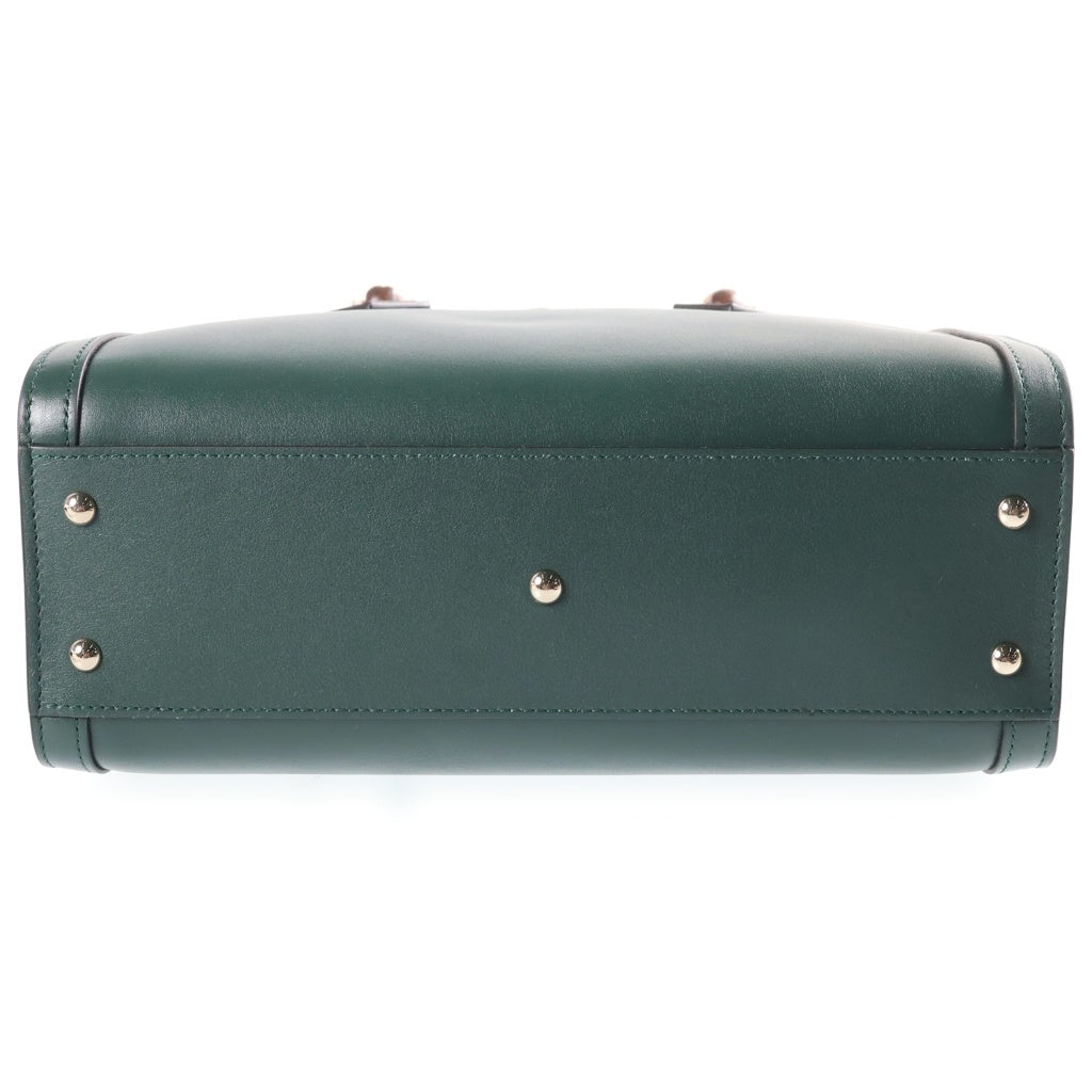 GUCCI(グッチ) ダイアナ バンブー ミディアム レザー 2WAY ハンド ショルダー バッグ グリーン 853226 レディース