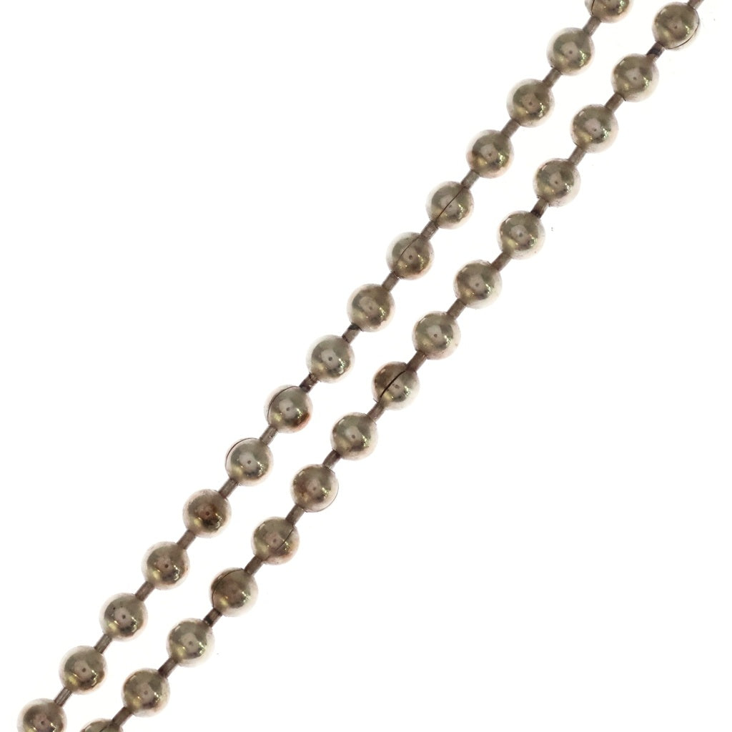 TIFFANY & Co.(ティファニー) アトラス プレート ネックレス ペンダント ボールチェーン SV925 シルバー