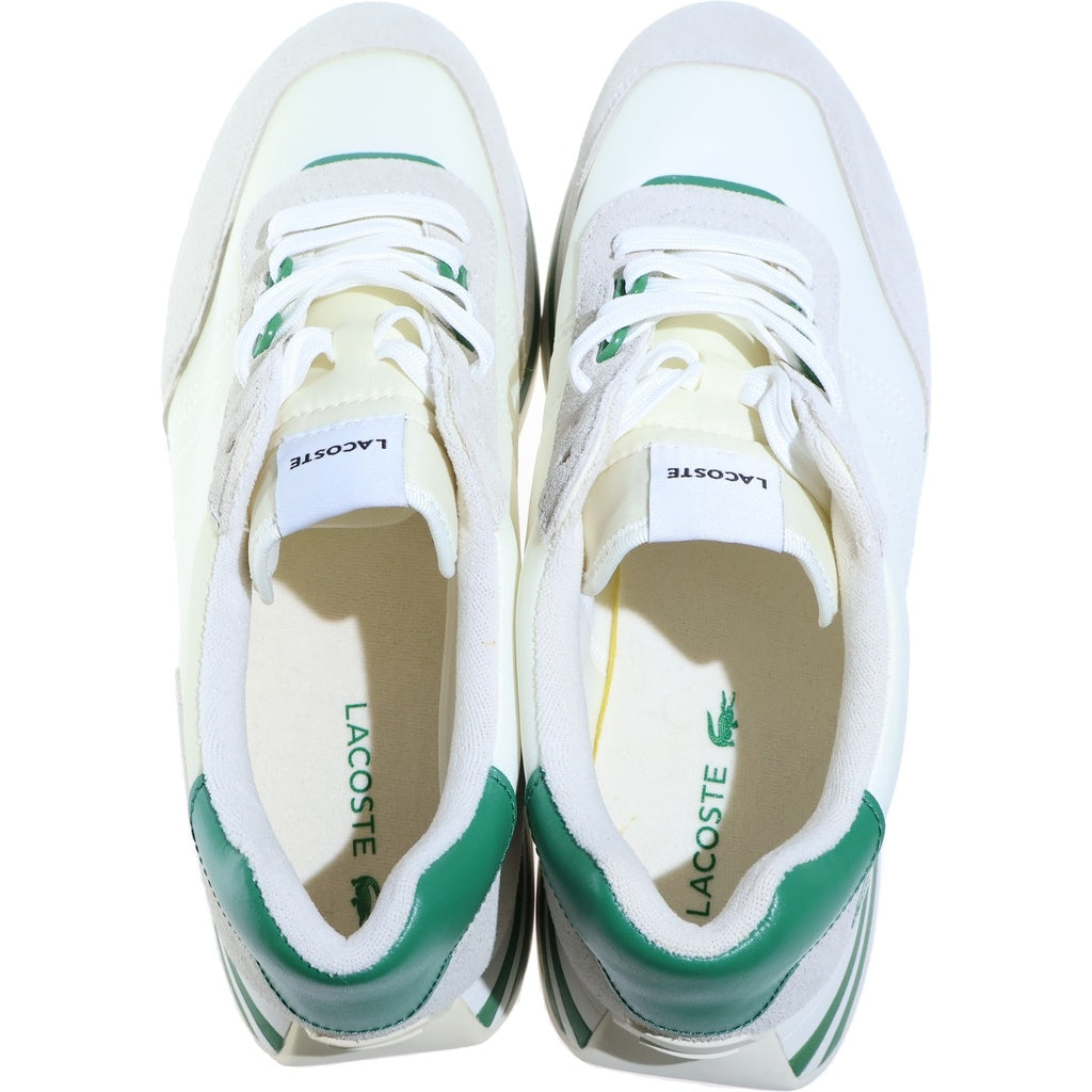 LACOSTE(ラコステ) L-Spin M エルスピン ローカットスニーカー シューズ スエード ホワイト 7-43SMA0065082