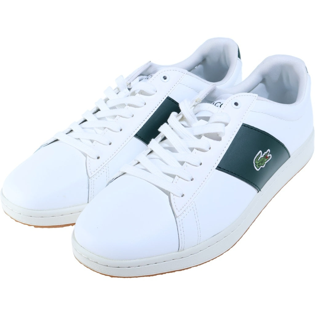 LACOSTE(ラコステ) CARNABY EVO ローカットスニーカー シューズ ホワイト/グリーン 744SMA00781R5