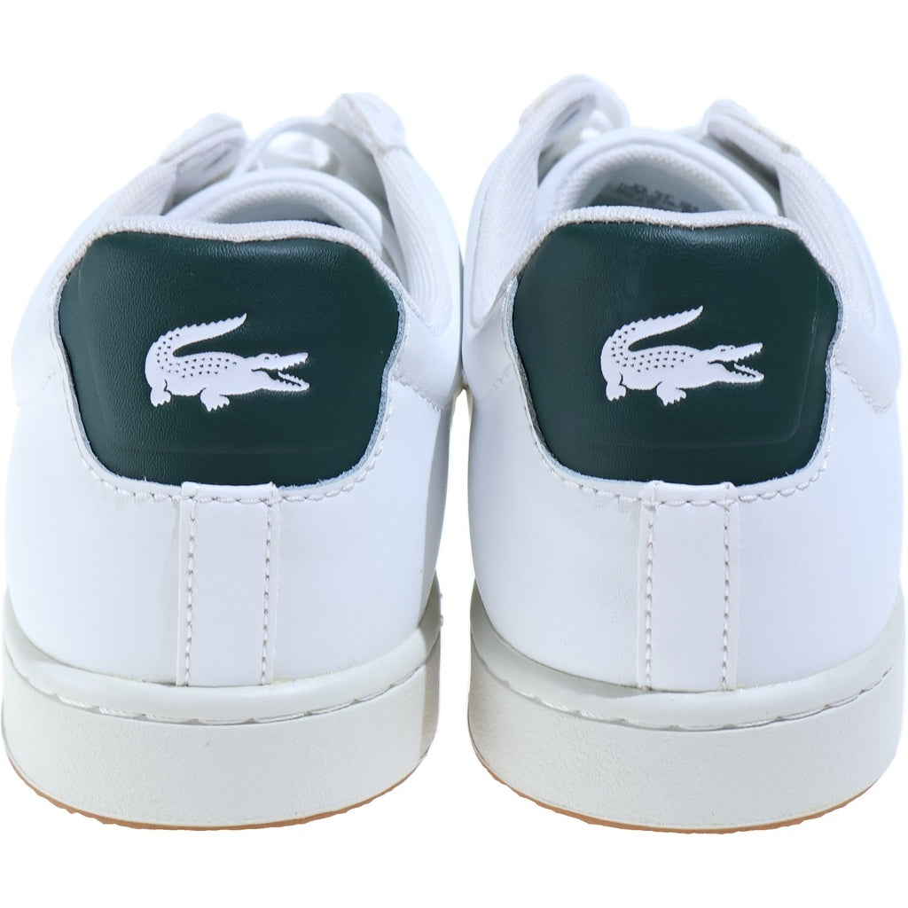 LACOSTE(ラコステ) CARNABY EVO ローカットスニーカー シューズ ホワイト/グリーン 744SMA00781R5