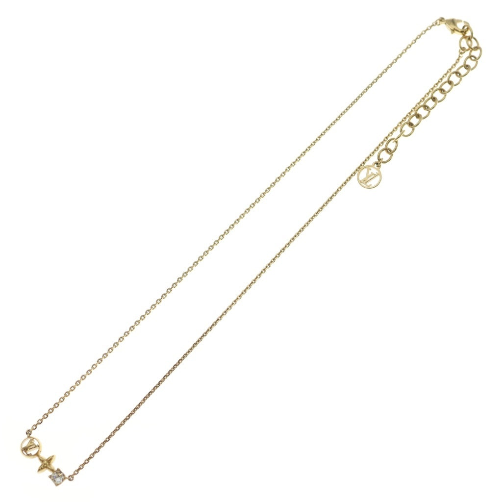 LOUIS VUITTON(ルイヴィトン) ネックレス・プティ ルイ ストーン ネックレス ペンダント チェーン ゴールド GP M00368 レディース