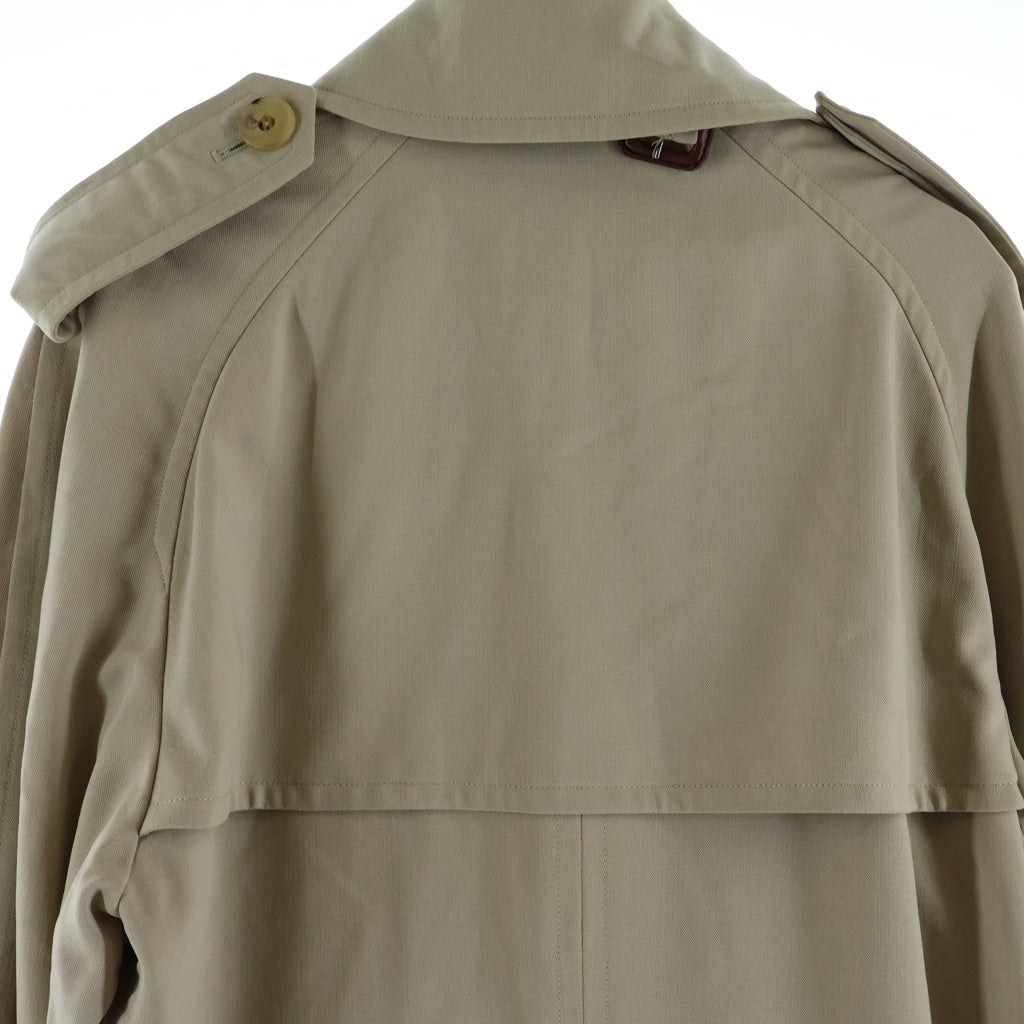 HERMES(エルメス) Wool Trench Coat ウール トレンチコート ダブルブレスト フランス製 ベージュ レディース