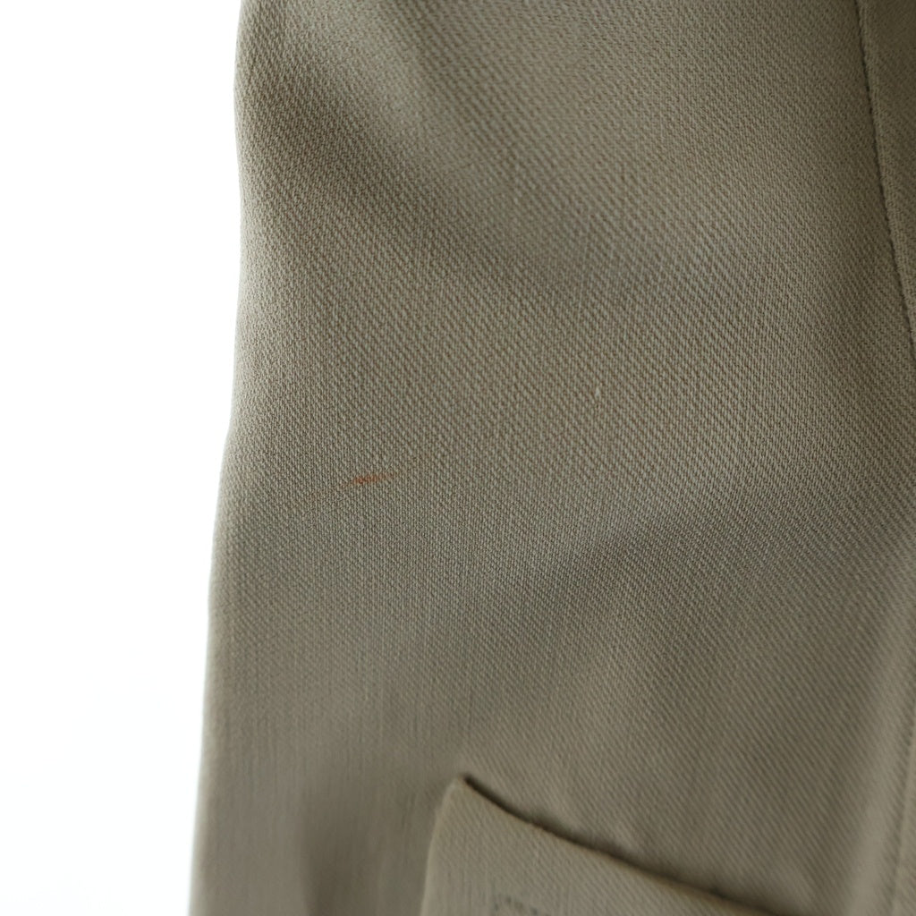 HERMES(エルメス) Wool Trench Coat ウール トレンチコート ダブルブレスト フランス製 ベージュ レディース