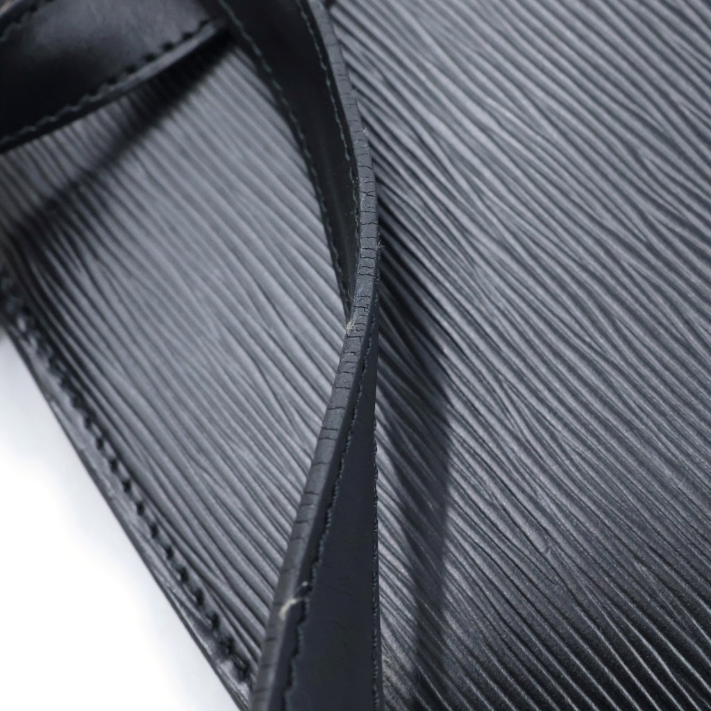 LOUIS VUITTON(ルイヴィトン) エピ リュサック PVC レザー ショルダーバッグ トートバッグ ノワール ブラック M52282 レディース