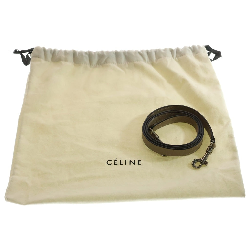 CELINE(セリーヌ) ラゲージ ナノ ショッパーレザー 2WAY ハンドバッグ ショルダーバッグ ベージュ 168243LUG レディース