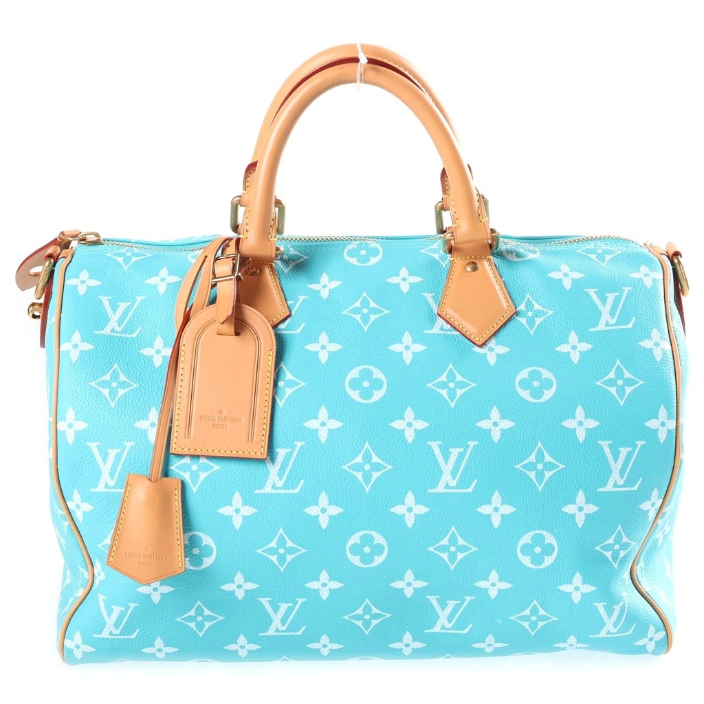 LOUIS VUITTON(ルイヴィトン) モノグラム スピーディ P9 バンドリエール40 ボストンバッグ ハンドバッグ ショルダーバッグ 2WAY ターコイズ PVC×レザー M11564 レディース
