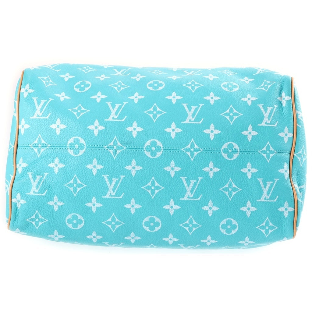 LOUIS VUITTON(ルイヴィトン) モノグラム スピーディ P9 バンドリエール40 ボストンバッグ ハンドバッグ ショルダーバッグ 2WAY ターコイズ PVC×レザー M11564 レディース