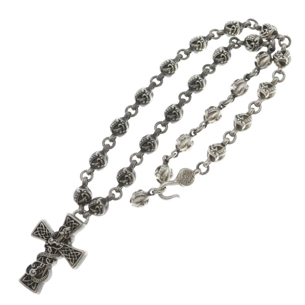 CHROME HEARTS(クロムハーツ) ケルティック ボールチェーンネックレス ペンダント チェーン SV925 シルバー
