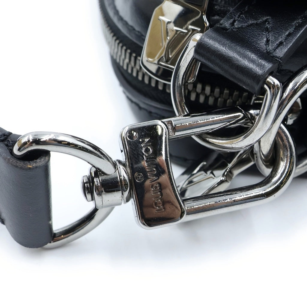LOUIS VUITTON(ルイヴィトン) モノグラム エクリプス トリオ メッセンジャー ショルダーバッグ PVC レザー ブラック/グレー M69443
